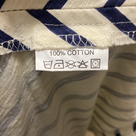 rockpaperflower Bateau Striped One Size Poncho NWOT - Picture 10 of 10